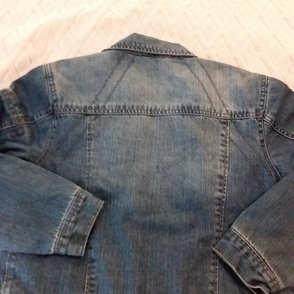 ⬇️Place fleece-lined Jean jacket-EUC - Picture 6 of 6
